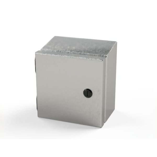 1/4 Turn Latch Electrical Enclosures, 6 in H, 4 in D, 6 in W, NEMA 3R, 4, 4X, 12, 13